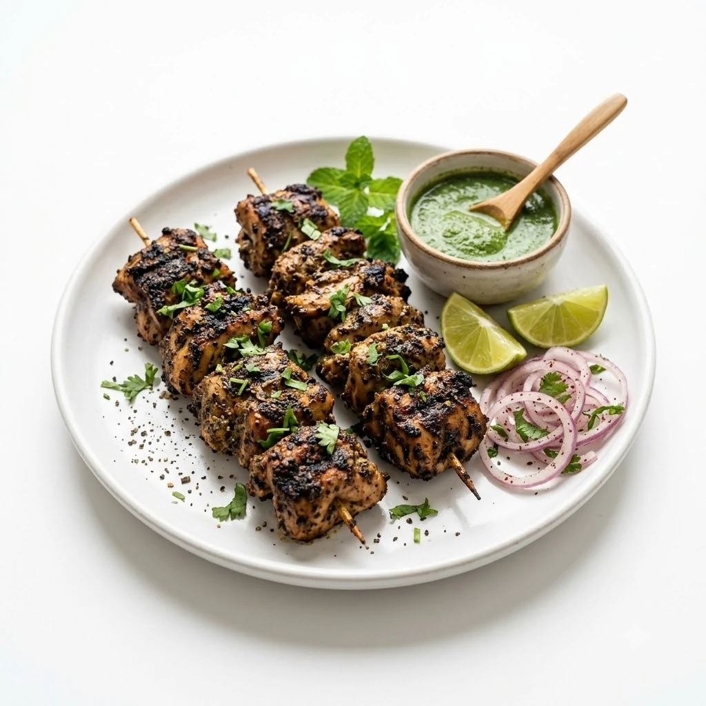 Murgh Kaala Mirchi Kabab