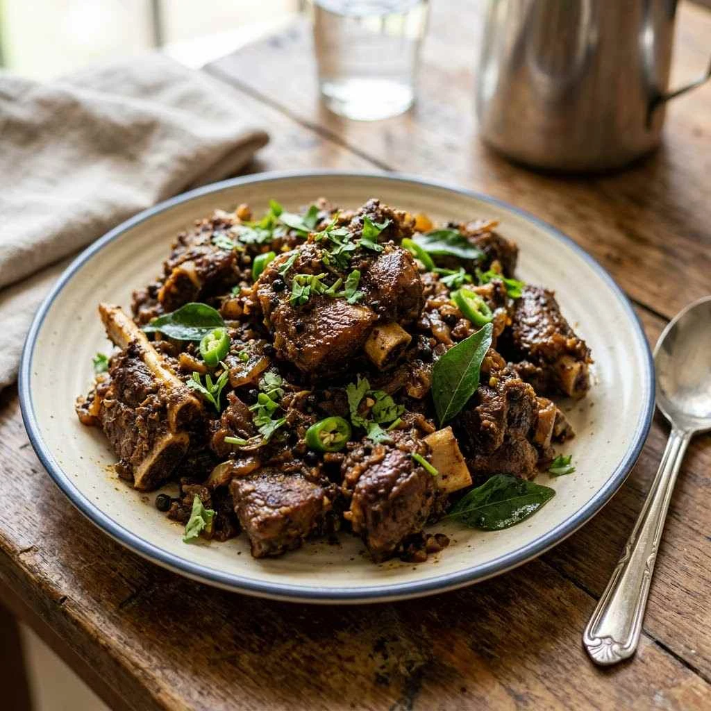 Mutton Pepper Roast