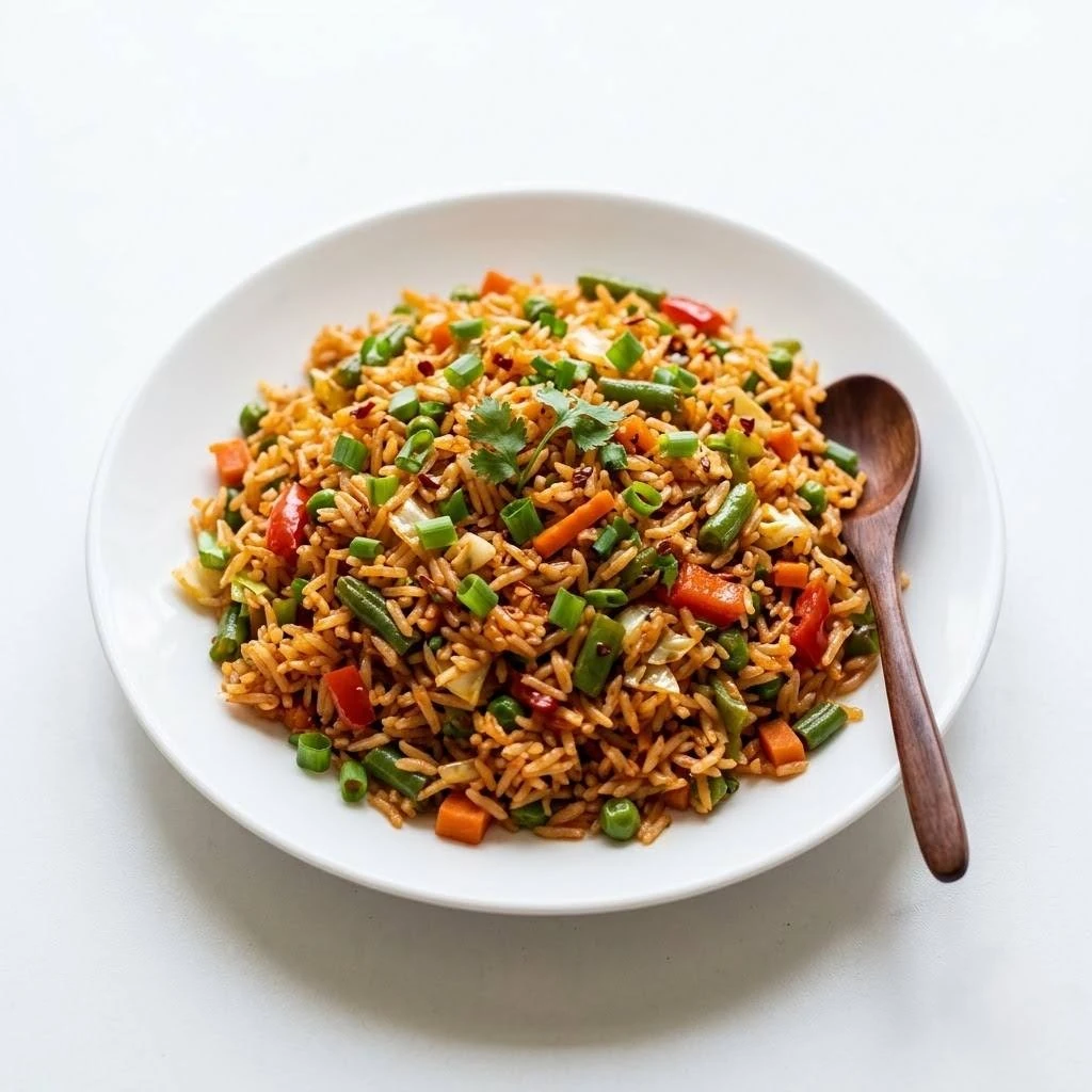 Schezwan Fried Rice (Veg)
